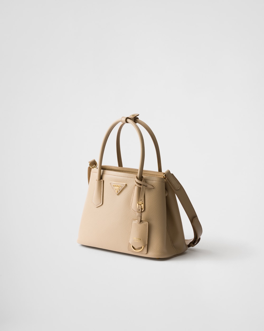 Small Prada Double Saffiano Leather Bag - Image 4